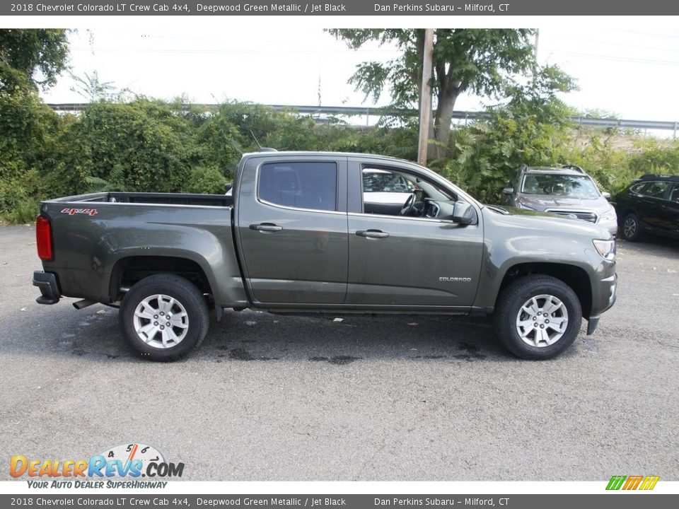 2018 Chevrolet Colorado LT Crew Cab 4x4 Deepwood Green Metallic / Jet Black Photo #4