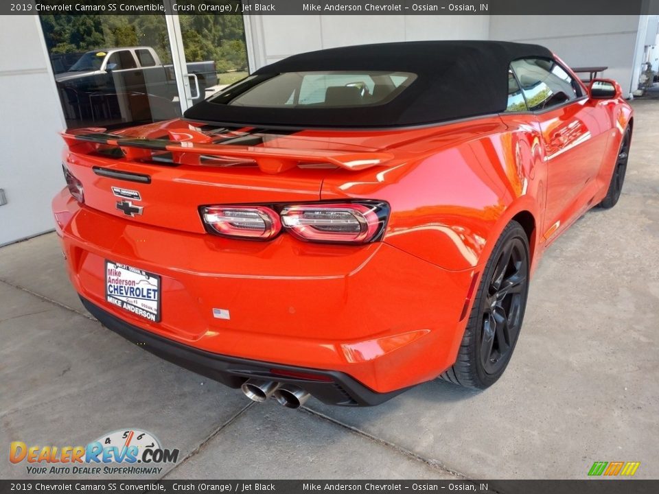 2019 Chevrolet Camaro SS Convertible Crush (Orange) / Jet Black Photo #4