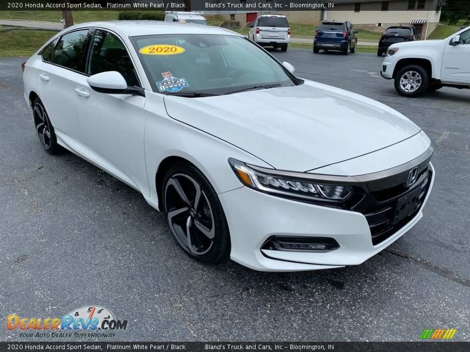 2020 Honda Accord Sport Sedan Platinum White Pearl / Black Photo #4