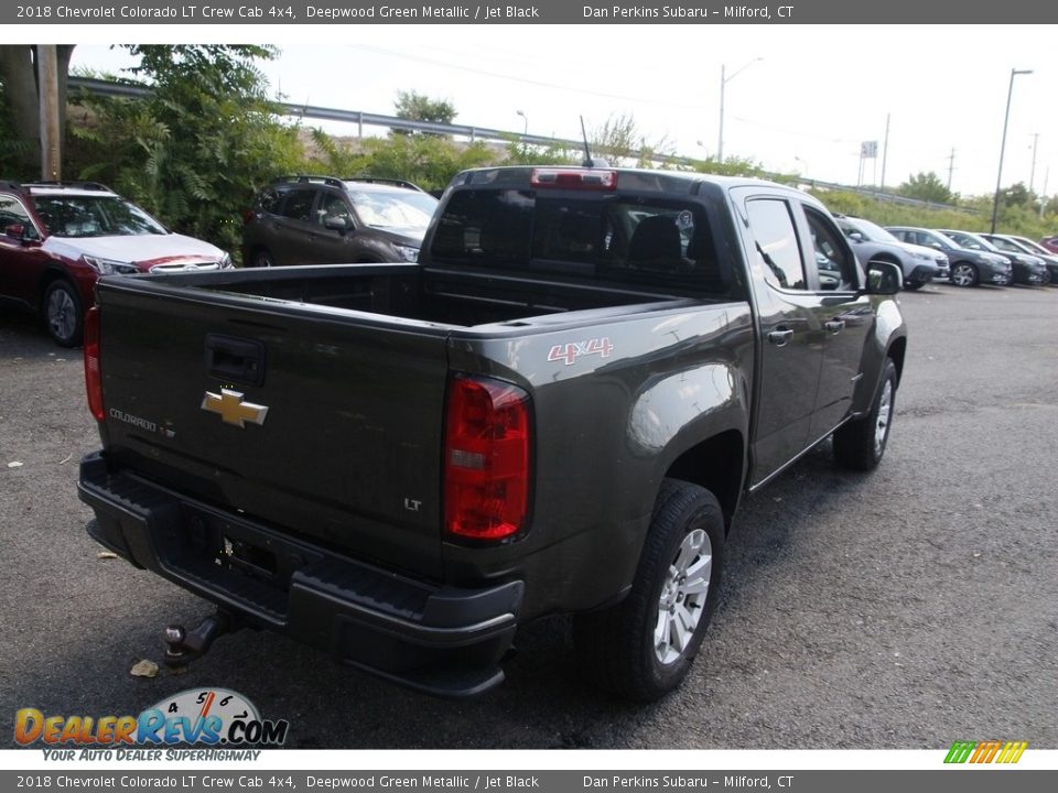 2018 Chevrolet Colorado LT Crew Cab 4x4 Deepwood Green Metallic / Jet Black Photo #5