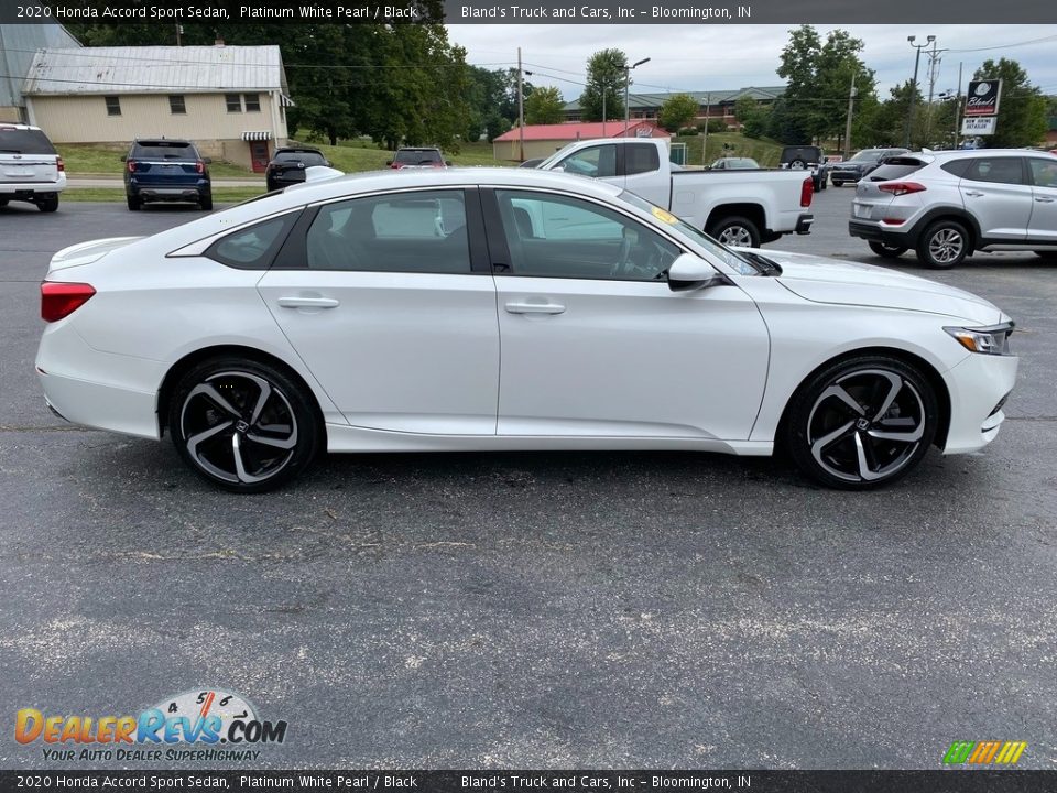 2020 Honda Accord Sport Sedan Platinum White Pearl / Black Photo #5