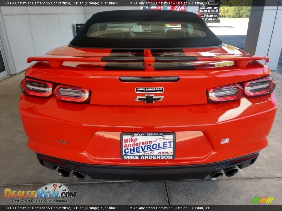 2019 Chevrolet Camaro SS Convertible Crush (Orange) / Jet Black Photo #5