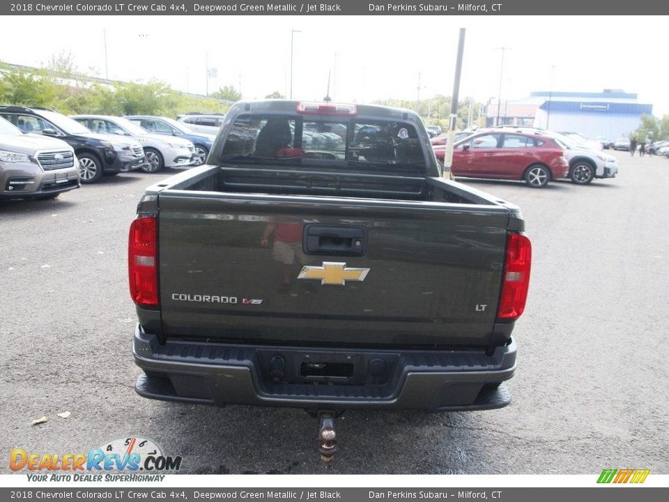 2018 Chevrolet Colorado LT Crew Cab 4x4 Deepwood Green Metallic / Jet Black Photo #6