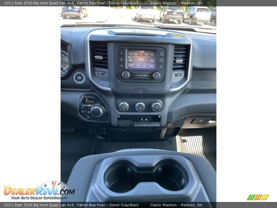 2021 Ram 1500 Big Horn Quad Cab 4x4 Patriot Blue Pearl / Diesel Gray/Black Photo #6