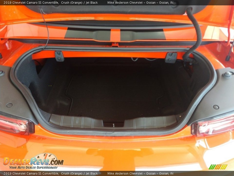 2019 Chevrolet Camaro SS Convertible Crush (Orange) / Jet Black Photo #6