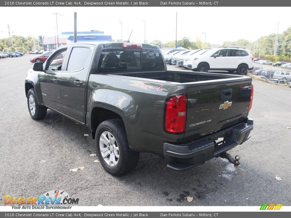 2018 Chevrolet Colorado LT Crew Cab 4x4 Deepwood Green Metallic / Jet Black Photo #7