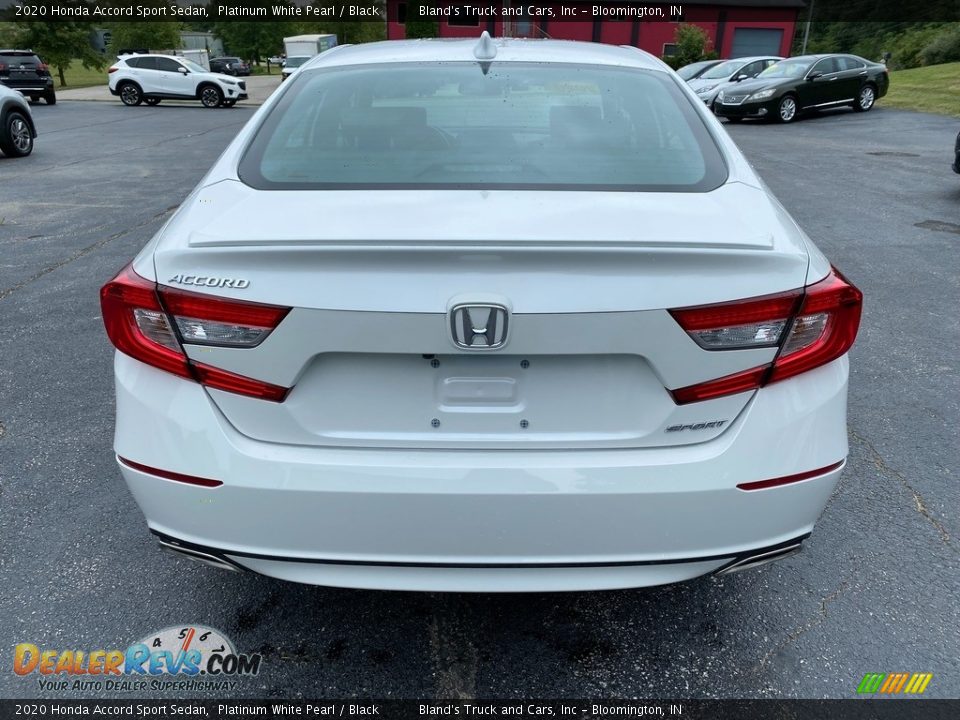 2020 Honda Accord Sport Sedan Platinum White Pearl / Black Photo #7