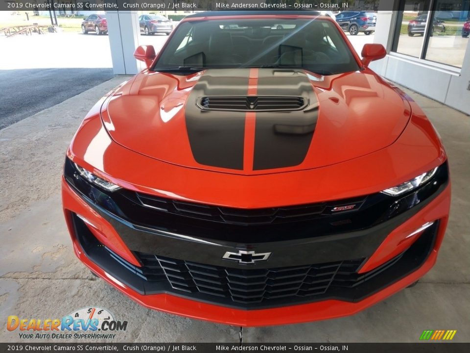 2019 Chevrolet Camaro SS Convertible Crush (Orange) / Jet Black Photo #9