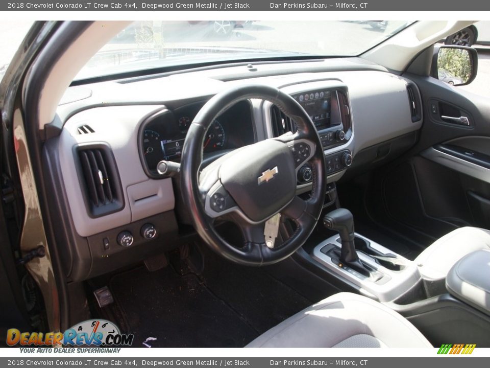 2018 Chevrolet Colorado LT Crew Cab 4x4 Deepwood Green Metallic / Jet Black Photo #10