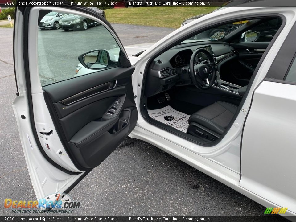 2020 Honda Accord Sport Sedan Platinum White Pearl / Black Photo #11