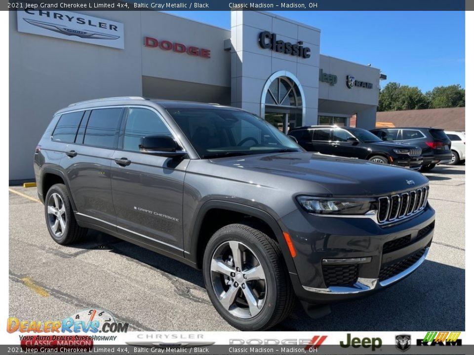 2021 Jeep Grand Cherokee L Limited 4x4 Baltic Gray Metallic / Black Photo #1