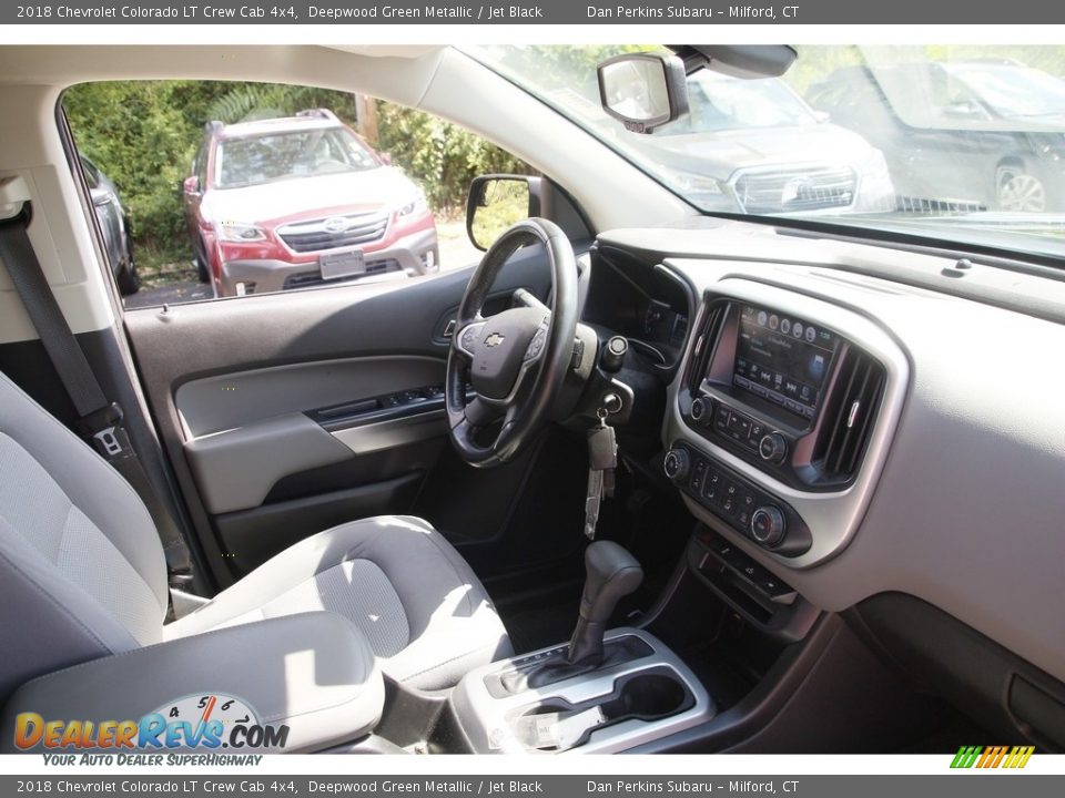 2018 Chevrolet Colorado LT Crew Cab 4x4 Deepwood Green Metallic / Jet Black Photo #15