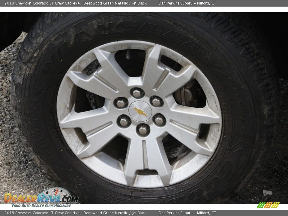 2018 Chevrolet Colorado LT Crew Cab 4x4 Deepwood Green Metallic / Jet Black Photo #17