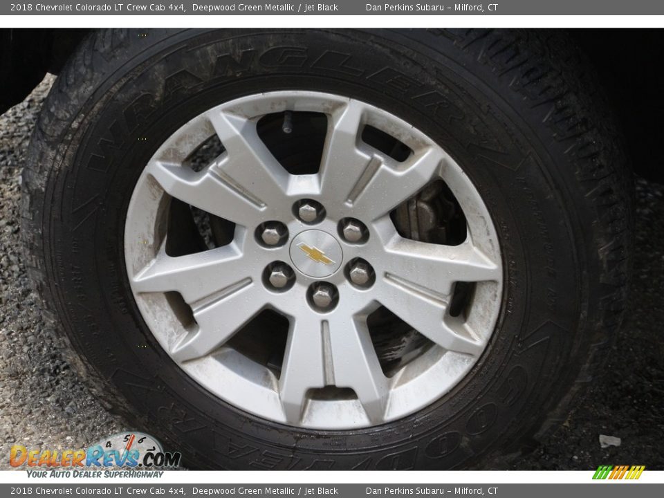 2018 Chevrolet Colorado LT Crew Cab 4x4 Deepwood Green Metallic / Jet Black Photo #18