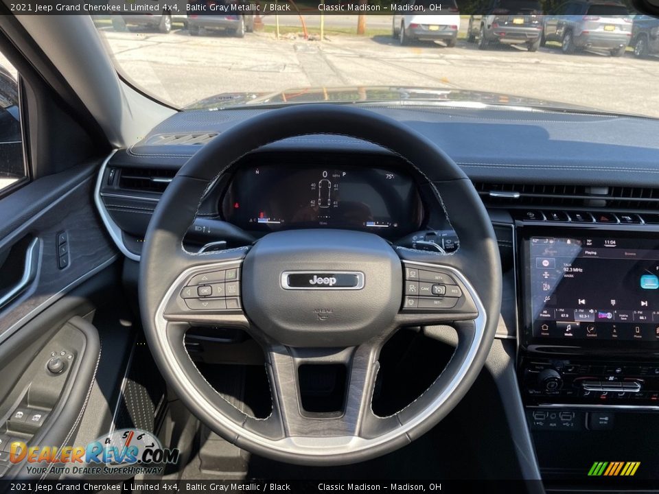 2021 Jeep Grand Cherokee L Limited 4x4 Baltic Gray Metallic / Black Photo #6