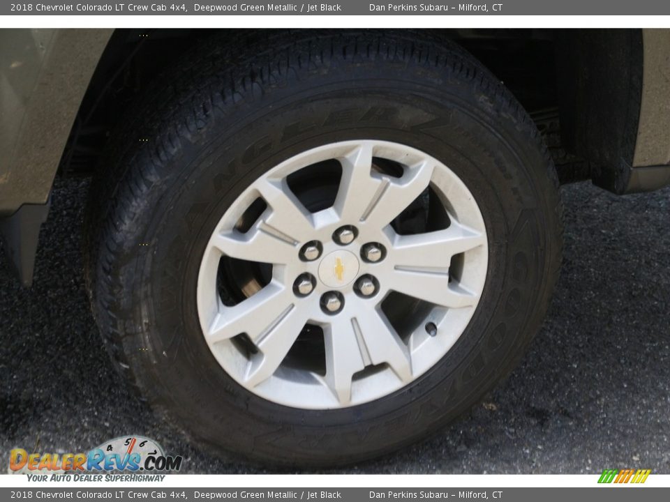 2018 Chevrolet Colorado LT Crew Cab 4x4 Deepwood Green Metallic / Jet Black Photo #19