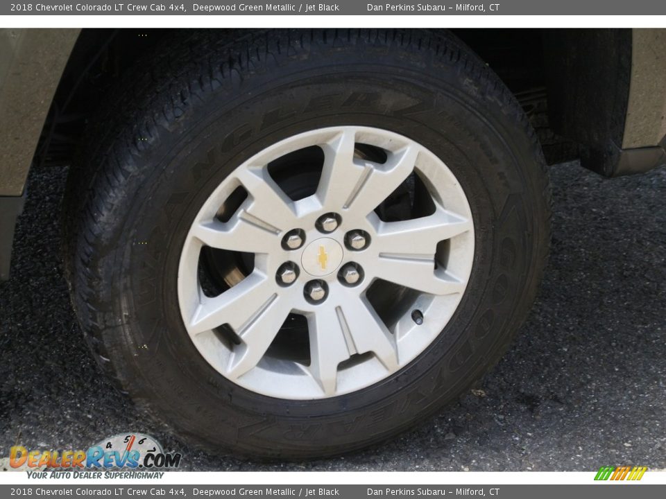 2018 Chevrolet Colorado LT Crew Cab 4x4 Deepwood Green Metallic / Jet Black Photo #20