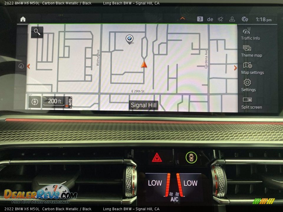 Navigation of 2022 BMW X6 M50i Photo #20