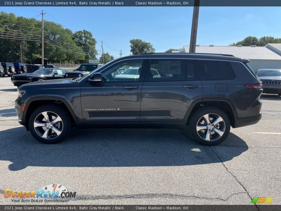 2021 Jeep Grand Cherokee L Limited 4x4 Baltic Gray Metallic / Black Photo #10