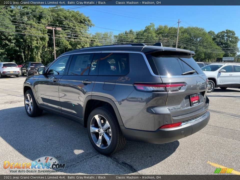 2021 Jeep Grand Cherokee L Limited 4x4 Baltic Gray Metallic / Black Photo #11