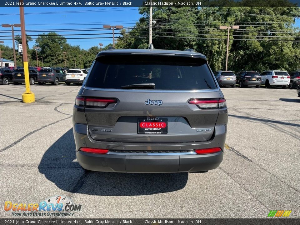 2021 Jeep Grand Cherokee L Limited 4x4 Baltic Gray Metallic / Black Photo #12