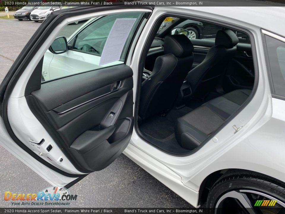 2020 Honda Accord Sport Sedan Platinum White Pearl / Black Photo #28