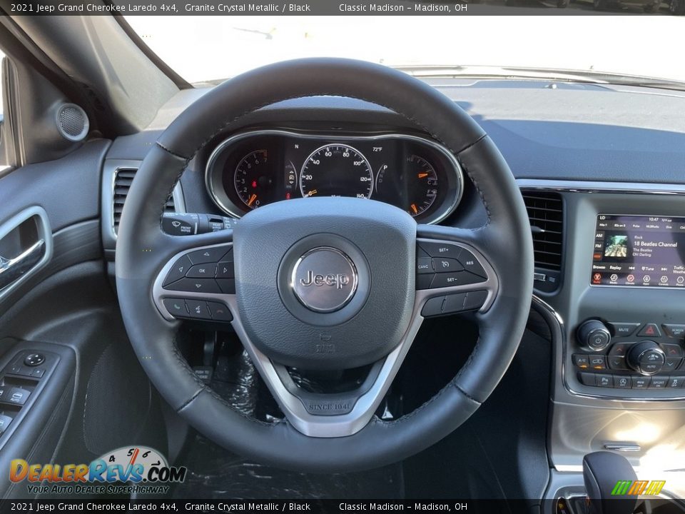 2021 Jeep Grand Cherokee Laredo 4x4 Granite Crystal Metallic / Black Photo #7