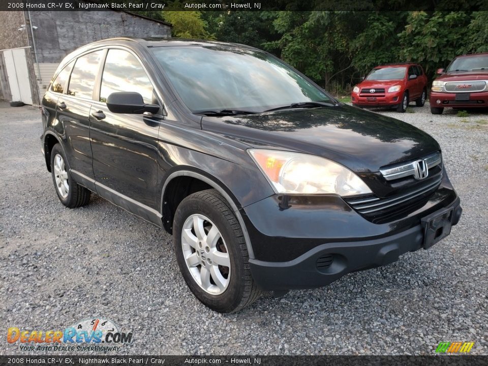 2008 Honda CR-V EX Nighthawk Black Pearl / Gray Photo #2