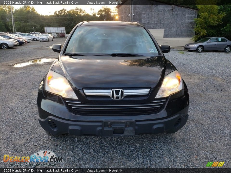 2008 Honda CR-V EX Nighthawk Black Pearl / Gray Photo #3