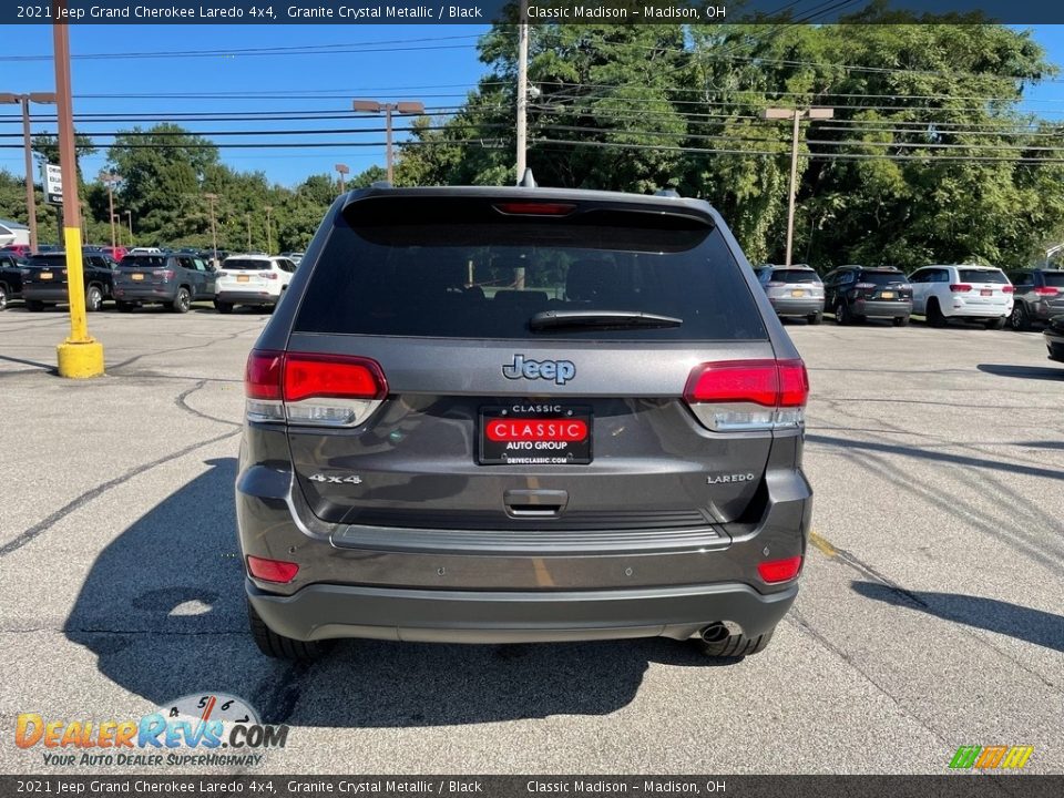 2021 Jeep Grand Cherokee Laredo 4x4 Granite Crystal Metallic / Black Photo #9