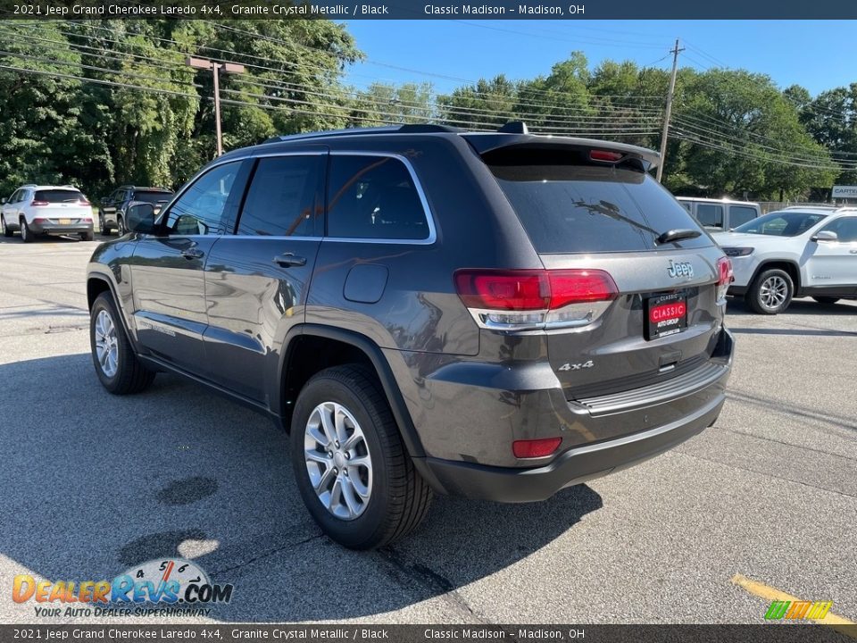 2021 Jeep Grand Cherokee Laredo 4x4 Granite Crystal Metallic / Black Photo #10