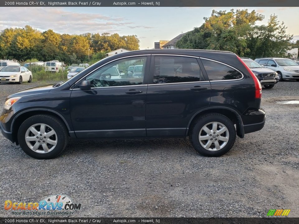 2008 Honda CR-V EX Nighthawk Black Pearl / Gray Photo #5