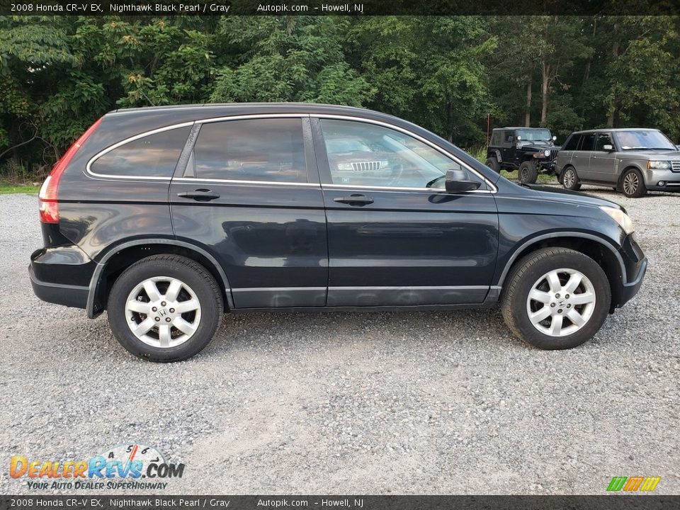 2008 Honda CR-V EX Nighthawk Black Pearl / Gray Photo #9