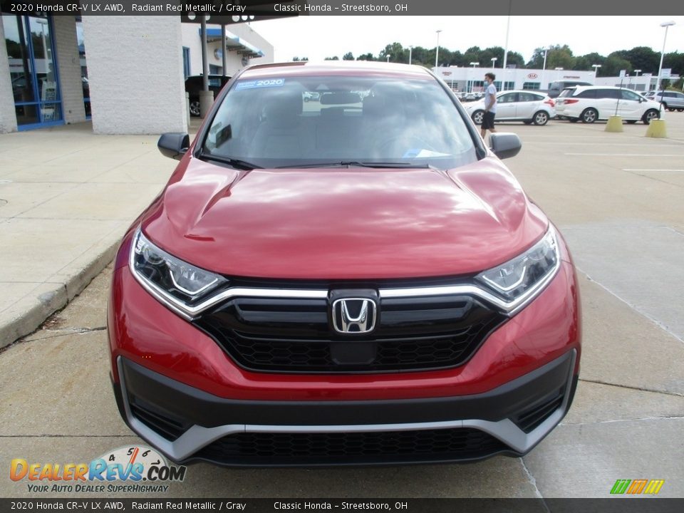 2020 Honda CR-V LX AWD Radiant Red Metallic / Gray Photo #2