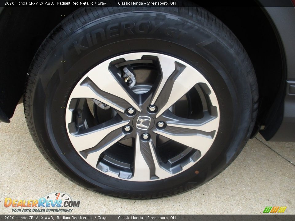 2020 Honda CR-V LX AWD Radiant Red Metallic / Gray Photo #6