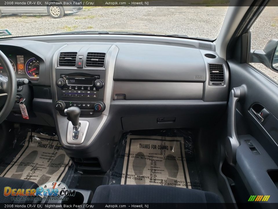 2008 Honda CR-V EX Nighthawk Black Pearl / Gray Photo #16