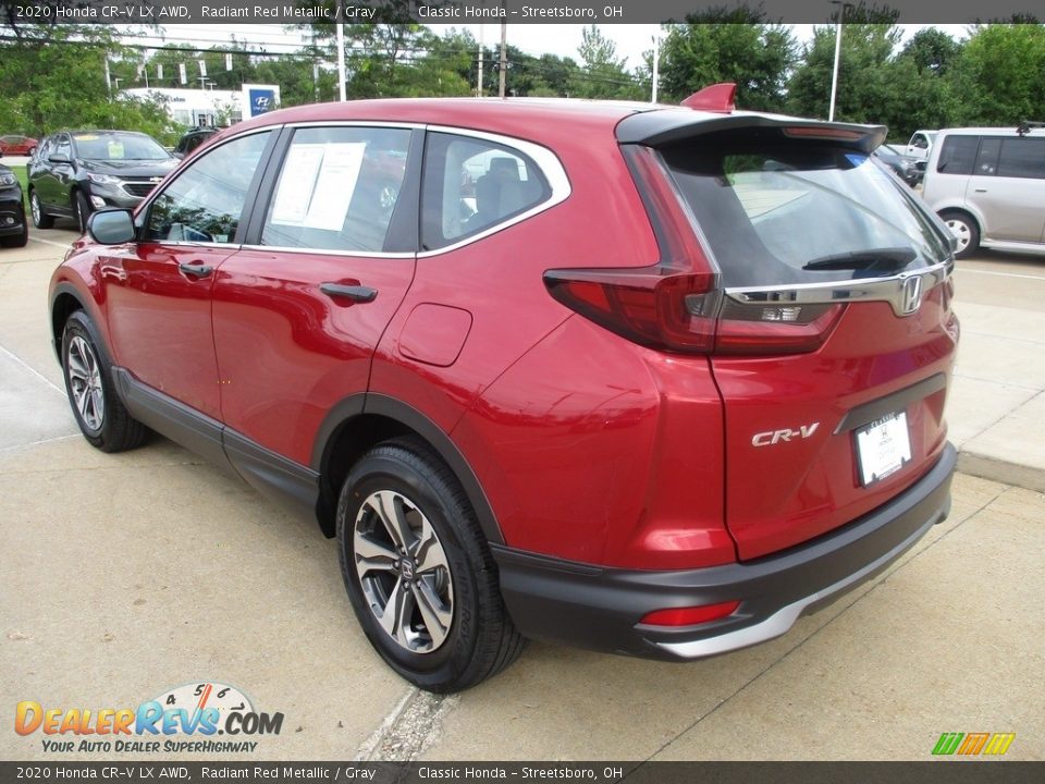 2020 Honda CR-V LX AWD Radiant Red Metallic / Gray Photo #9