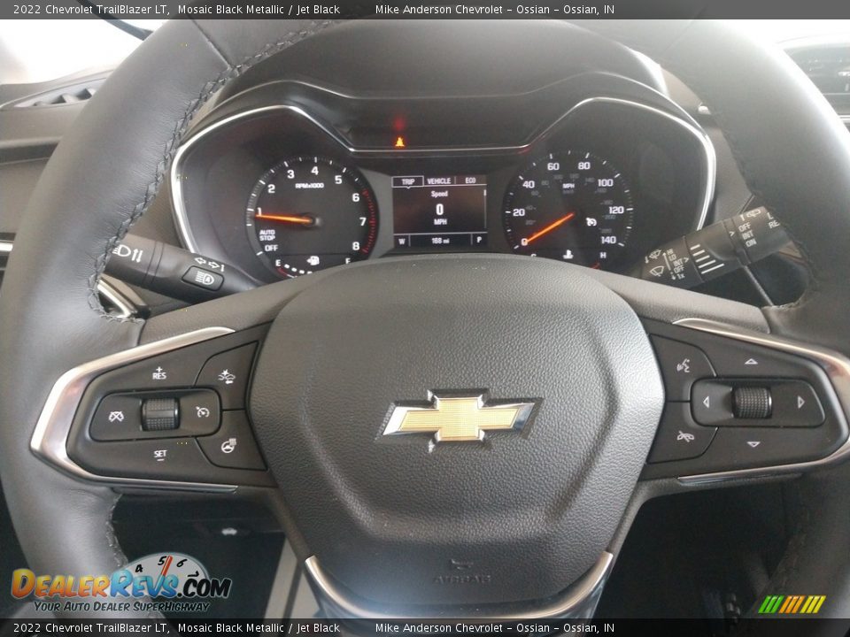 2022 Chevrolet TrailBlazer LT Mosaic Black Metallic / Jet Black Photo #24