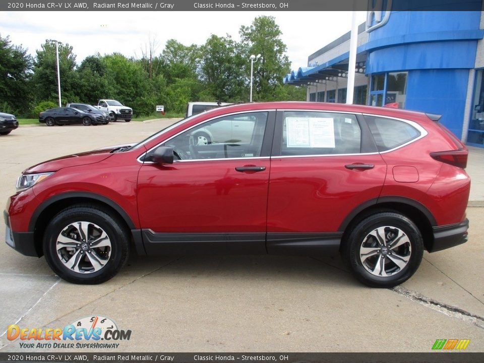 2020 Honda CR-V LX AWD Radiant Red Metallic / Gray Photo #10