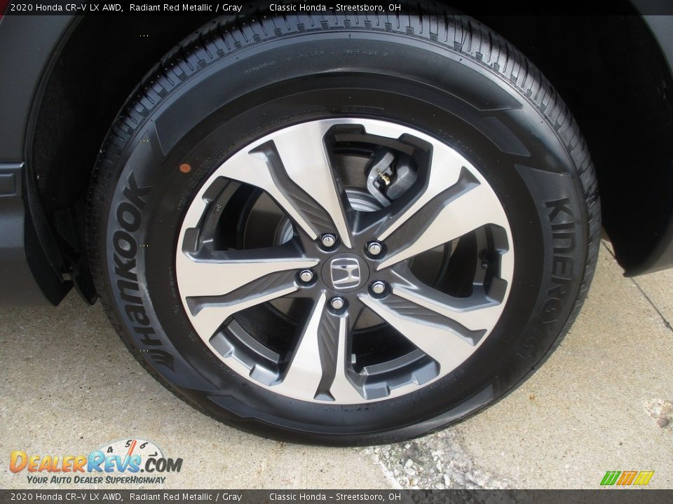 2020 Honda CR-V LX AWD Radiant Red Metallic / Gray Photo #11