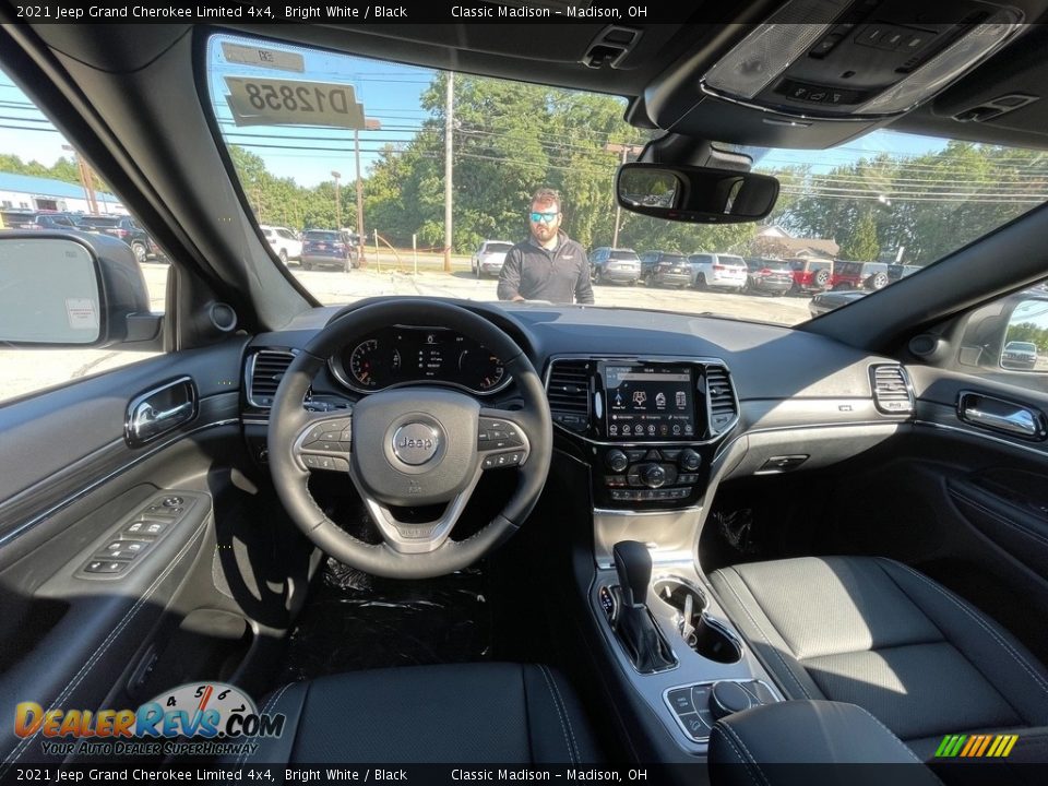 2021 Jeep Grand Cherokee Limited 4x4 Bright White / Black Photo #4