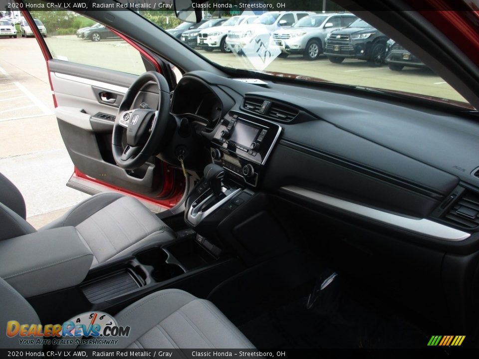 2020 Honda CR-V LX AWD Radiant Red Metallic / Gray Photo #15