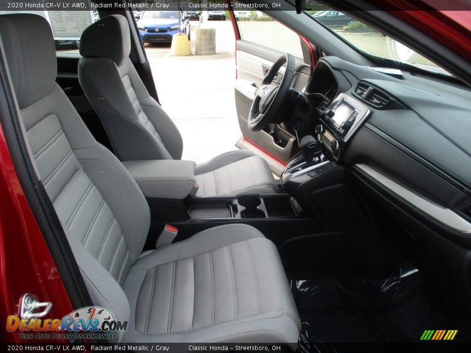 2020 Honda CR-V LX AWD Radiant Red Metallic / Gray Photo #16