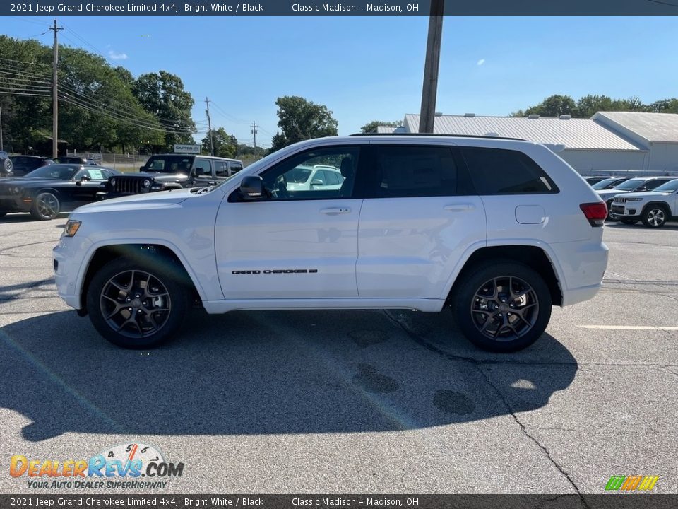 2021 Jeep Grand Cherokee Limited 4x4 Bright White / Black Photo #8