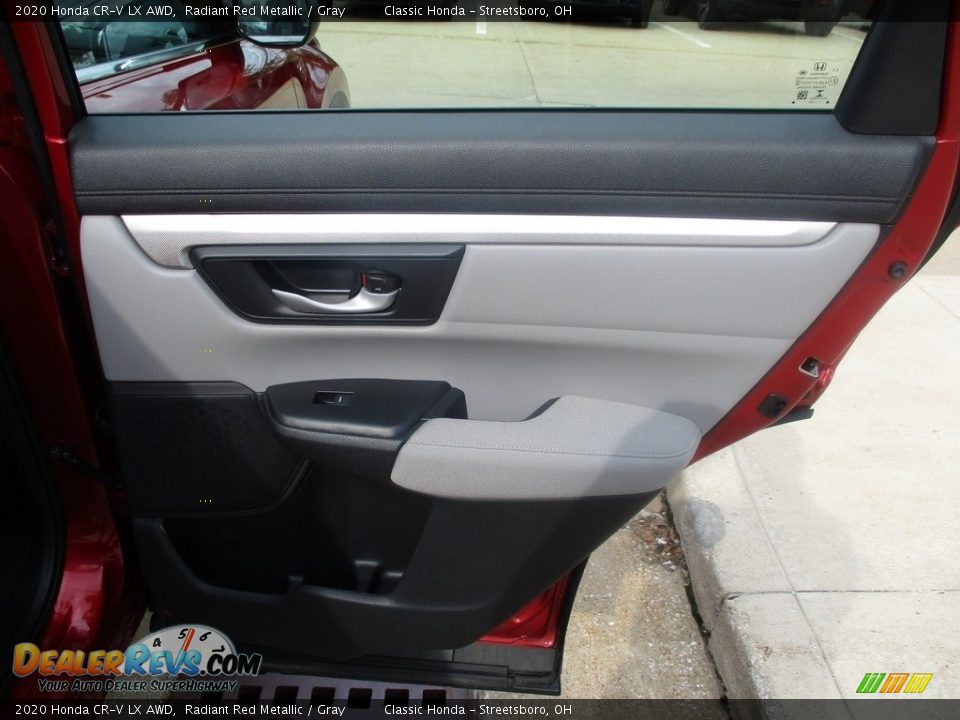 2020 Honda CR-V LX AWD Radiant Red Metallic / Gray Photo #17