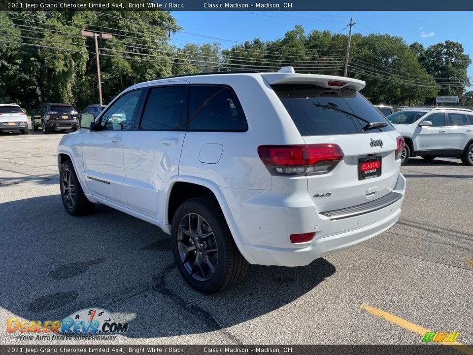 2021 Jeep Grand Cherokee Limited 4x4 Bright White / Black Photo #9