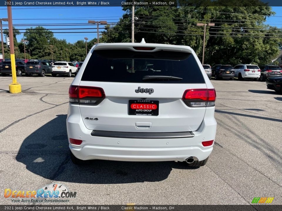 2021 Jeep Grand Cherokee Limited 4x4 Bright White / Black Photo #10