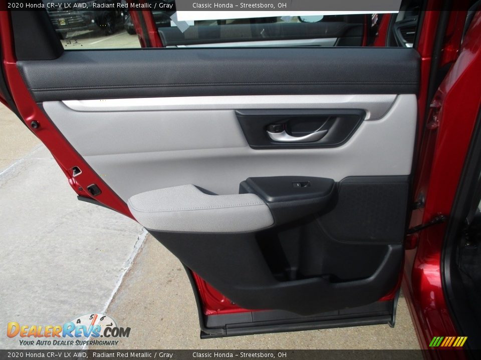 2020 Honda CR-V LX AWD Radiant Red Metallic / Gray Photo #22