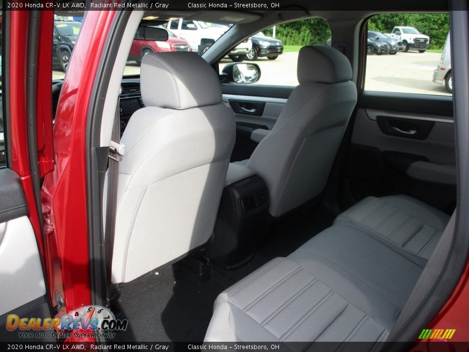 2020 Honda CR-V LX AWD Radiant Red Metallic / Gray Photo #23