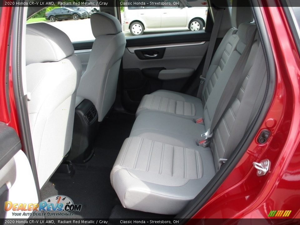2020 Honda CR-V LX AWD Radiant Red Metallic / Gray Photo #24